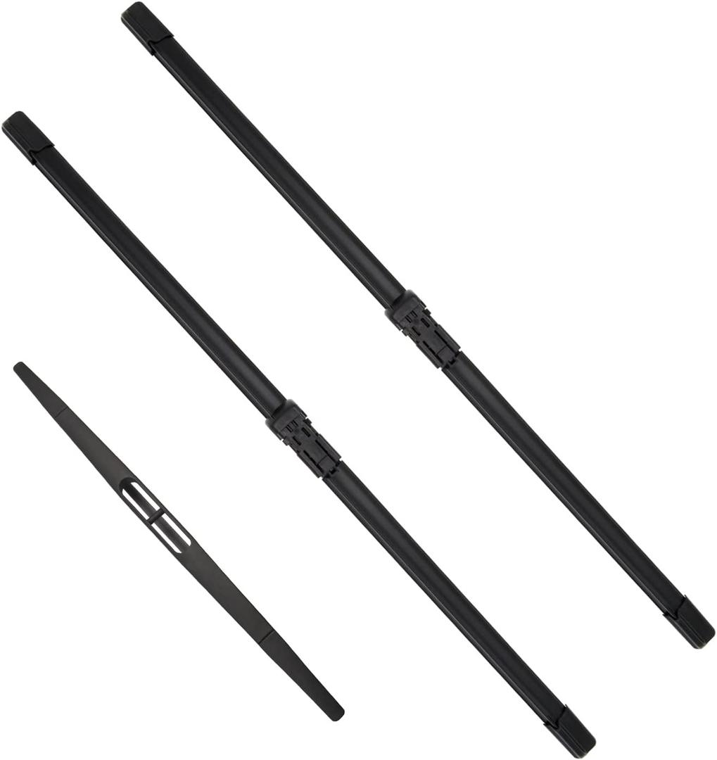 3Pcs for GMC Acadia Windshield Wiper Blades 2007 2008 2009 2010 2011 2012 GMC Acadia, Original Equipment Automotive Replacement Windshield Wiper Blades - 24"/21"/11" (Set of 3)