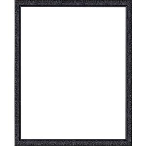 ArtXO Black Gothic 16x20inch Picture Frames: Wooden Ornate Gallery Wall 16 x 20 Frame for Christmas, Halloween Gifts, Black Distressed Frames 20x16 with Glass and Back