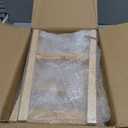 Lestar Solid Wood Stool, Small Wooden Stool Rectangle, Vanity Stool for Living Room Bathroom