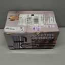 Electric Spice and Nut Grinders - 3 Stainless Steel Blades, 1 Filter, 1 Brush - 500W Grinder for Kitchen Dry Use (Black)