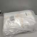 Cooling King Duvet Cover Set 3 Pieces-100% Washed Cotton with Chic Wide Trim Design Linen Like Textured Ultra Soft Cozy Bedding with Zipper Closure(Hemmed Off White,King 104"x90")