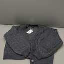 Forever 21 Women's Cable Knit Cardigan Sweater Dark Grey XSmall