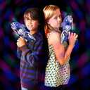 ArtCreativity Light Up Super Spinning Shark Blaster, Spinning LED and Cool Sound Effects, 10.75 Light Up Toy Gun for Kids, Batteries Included, Great Gift Idea for Boys & Girls