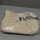 Dog Purse Carrier for Small Dogs Rabbit cat with Large Pockets, Cotton Bag, Dog Carrier Soft Sided, Collapsible Travel Puppy Carrier (Beige, 13.6" L x 6.5" W x 10" H)