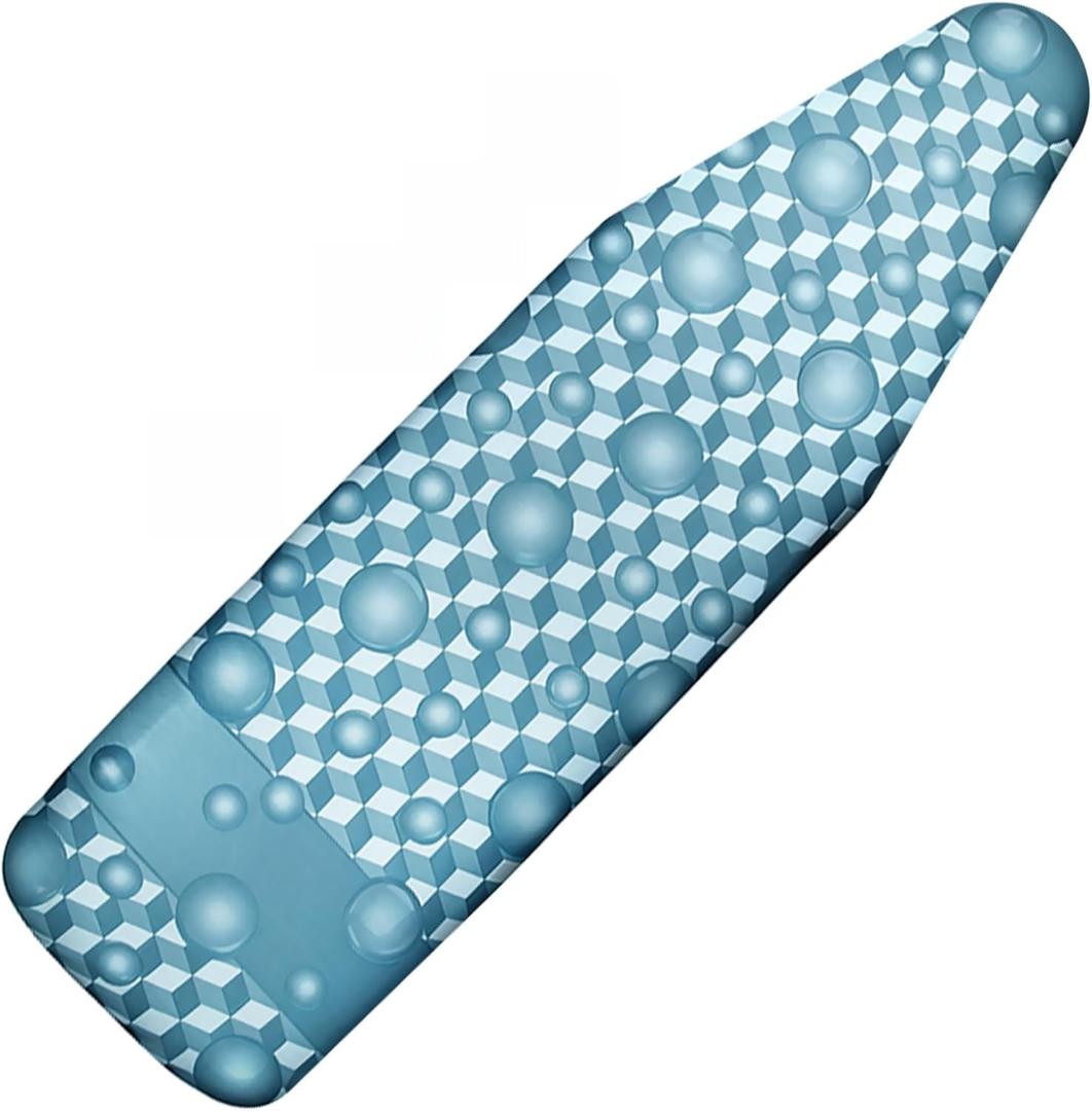 Ironing Board Cover and Pad, 21x57 Extra Large Thick Iron Padding, Scorch & Stain Resistant Ironing board cover, Heavy Duty Iron Board Padded with Adjustable Fasteners Elastic Edge, Berry Blue