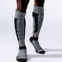 WEIERYA Merino Wool Ski Socks for Men, Women & Youth - Over-the-Calf Full Cushion Thermal Snowboard Socks, Winter Performance  Pair