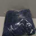 H.VERSAILTEX Navy Blue Bathroom Rugs 2 Piece, Bath Mat Set Slip-Resistant Extra Absorbent Soft and Fluffy Striped Chenille Bath Rugs, Floor Mats Dry Fast Machine Washable (20" x 32"/17" x 24")