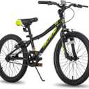 HILAND 20 Inch Kids' Bicycles Mountain Bike for Boys, Girls 5+ Years Old, Single Speed Kids Bicycles with Dual Handbrakes, Child Bike | Kids Bicycles, Dual Handbrakes, Kickstand