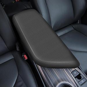 AOMSAZTO Carbon Fiber ABS Center Console Armrest Lid for 2018-2024 Toyota Camry
