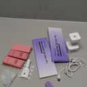 PEACECOLOR Gel Nail Kit, 240Pcs Short Medium Almond Nail Tips with U V Light 2PC Jelly Gel Polish Nail Glue Top Coat Stickers Rhinestones Easy Extension Set DIY Salon Gifts for Women