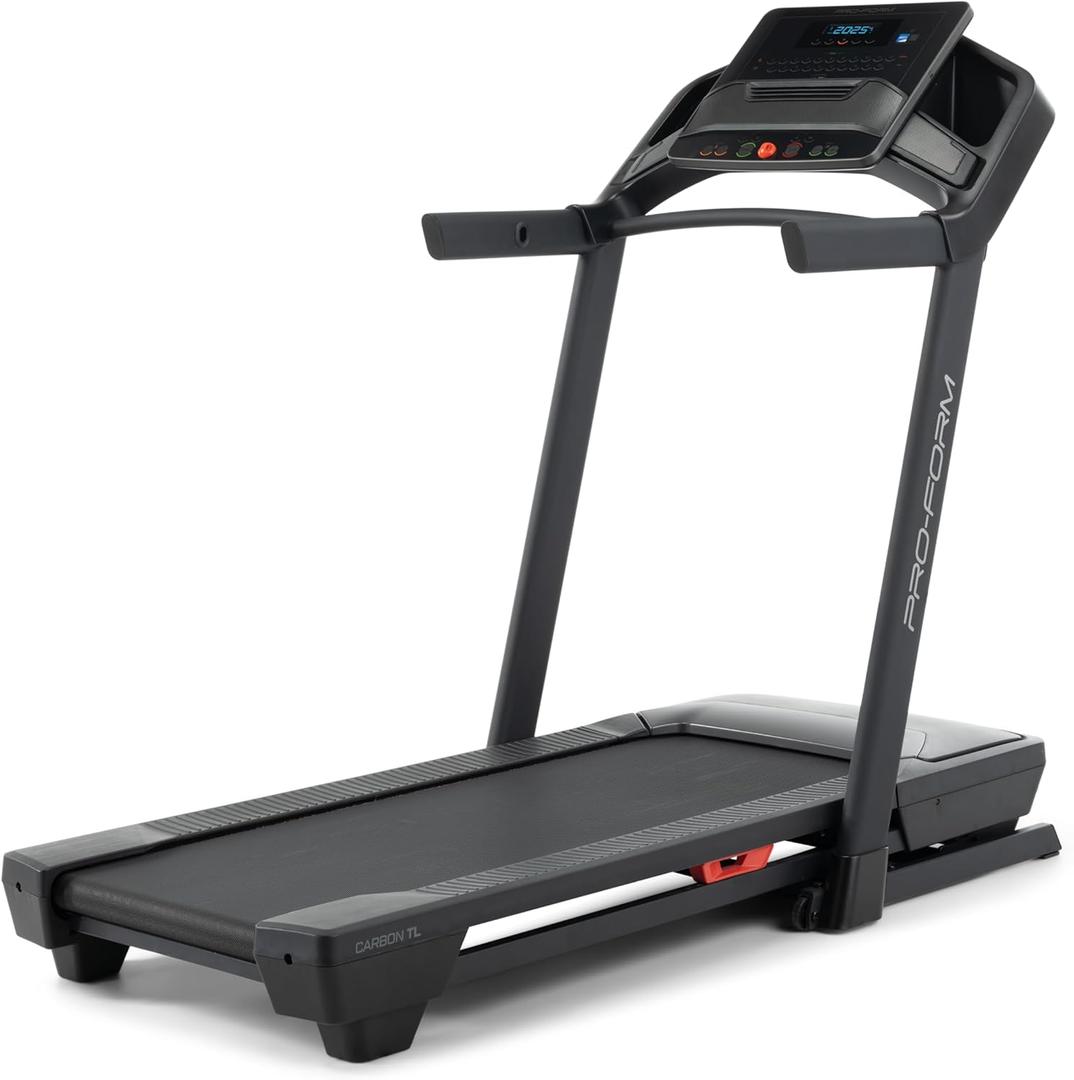 Proform Carbon Treadmills: Treadmills for Walking and Running with Built-in Fan and SpaceSaver Design (Black)
