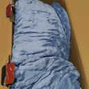 Homemate Heated Blanket Electric Throw - 50"x60" Heating Blanket Throw 1/2/4/6/8 Hours Auto-Off 10 Heat Level Over-Heat Protection Flannel Sherpa ETL Certification