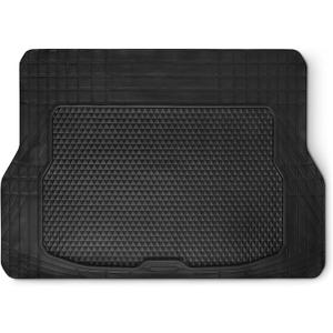Amazon Basics Cargo Liner Floor Mat, All Weather Trunk Protection, Trimmable to Fit, Black