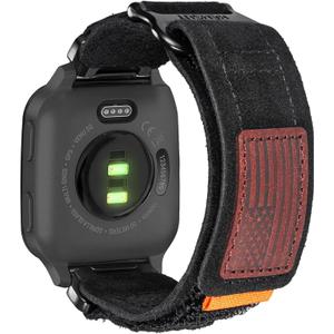 Hoop and Loop Wide Watch Band Compatible With Garmin Venu 4 (45mm)/Venu 3 /Venu 2/Venu/Venu 2 Plus/Venu Sq/Venu Sq 2/ Venu Sq Music (NOT Venu 2S/3S/X1)