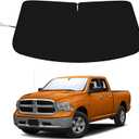 PIMCAR Windshield Sun Shade for Dodge Ram 1500 2009-2018 | Premium 310T Reflective Polyester UV/Heat Shield | Custom Fit Sunshade to Block Rays & Cool Interior