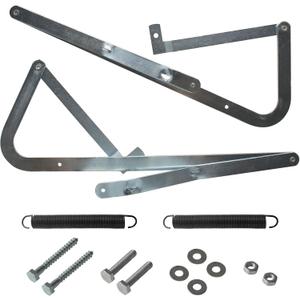 55-1 Attic Ladder Spreader Hinge Arms with 56-1 Springs, for Werner Mk1 Thru Mk3 A2208 A2210 A2508 A2510 W2208 W2210 W2508 W2510 WH2208 WH2210 WH2508 WH2510 WH3008... 2006 and Older Models