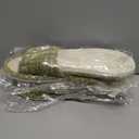 2 x Womens Slippers, Linen Flax House Slippers for Women Men Unisex, Cute Soft Open Toe Summer Bedroom Slides House Shoes Indoor Outdoor Shower Drys fast (Green)