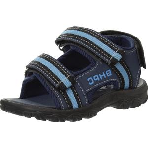 Beverly Hills Boys Sports Active Sandals Open Toe Athletic Summer Shoe (Toddler to Big Kid) (Navy Blue, 7 Toddler)