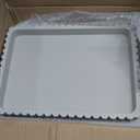 Concrete Decorative Tray for Coffee Table Decor, 14" Coffee Table Tray Ottoman Tray Table Centerpieces, Rectangular Modern Decorative Trays for Home Decor, Living Room, Entry, Gray (14" x 10" x 1.5")