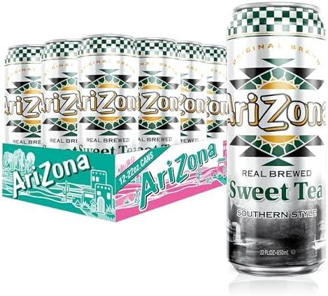 Arizona Sweet Tea - Big Can, 22 Fl Oz (Pack of 12), Best Before: 07/JAN/2027