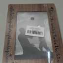 Tabletop Wood Photo Frame, Twice the Smile, Twice the Love, Born Together Friends Forever Desktop Picture Frame 10x15 cm