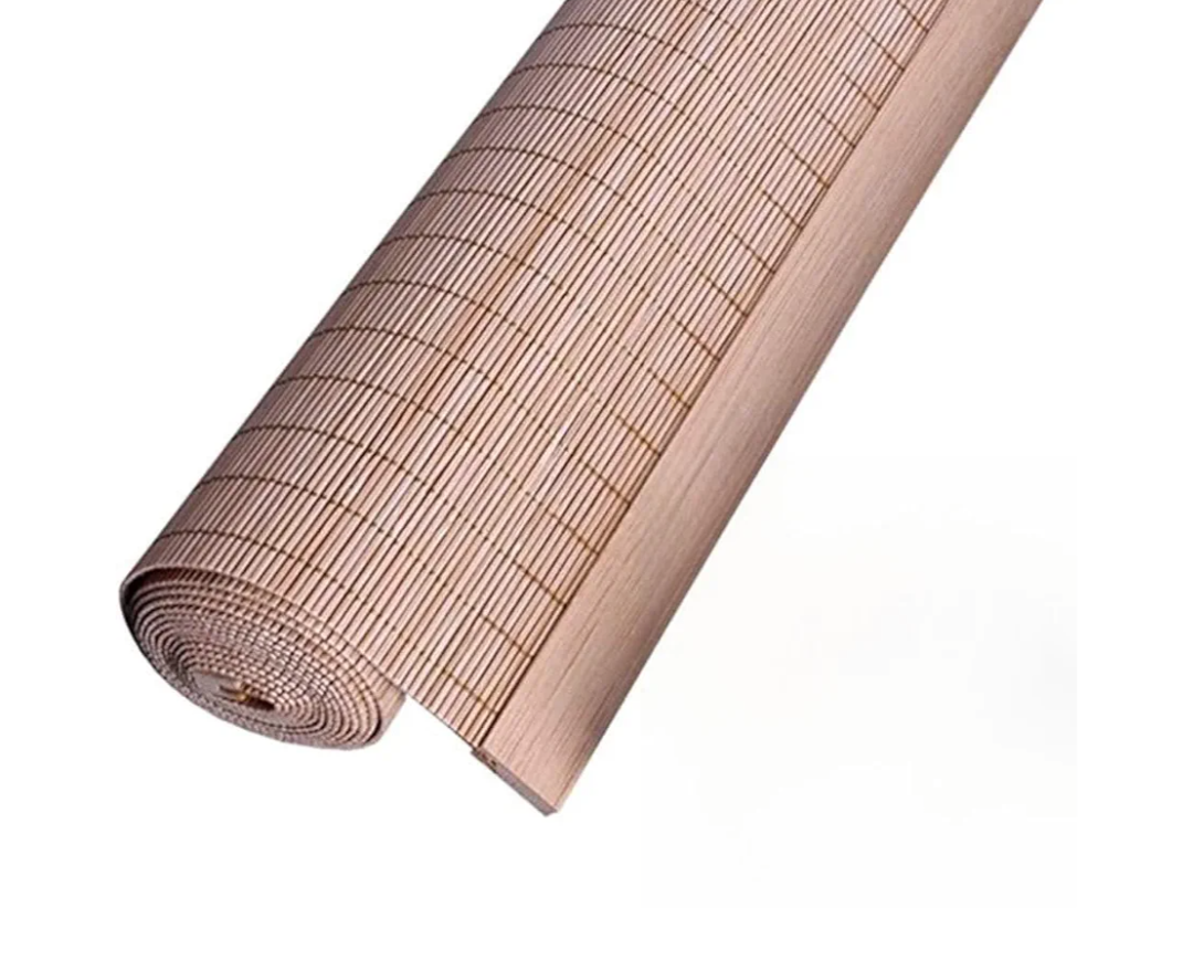 Japanese Style Bamboo Reversible Tea Mat, Home Kitchen Tabletop Decor Scarves Non-Slip Tablemat, Brown (Size : 40×180cm)