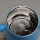 Anfilank Electric Gooseneck Kettle, 1L 1500W Fast Boil, 100% Stainless Steel BPA Free Pour-Over Coffee & Tea Kettle, Water Boiler with Auto Shut & Boil-Dry Protection, Turquoise