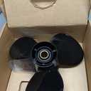 MARKGOO Propeller 765181 for OMC Johnson Evinrude V4 Outboard 40-140 HP Boat Motor Engine Parts 3 Blade Aluminum Prop 13.75X13 Pitch RH 13 Spline Tooth with Hub Kit 0765181