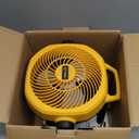 Battery Operated Fan Compatible with Dewalt 20V Max Battery with AC Adapter, Up to 650 CFM & Variable Speed, Low Noise 30dB, Portable Fan for Indoor/Outdoor Jobsite, Camping (Tool Only)