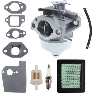 ANTO GCV190 Carburetor for Honda 16100-Z0Y-853 GCV 190 HRX217 GCV190A GV190LA HRB217 HRX217K1 HRX217K2 Manual Choke Lawn Mower Pressure Washer Engines Tune Up Kit