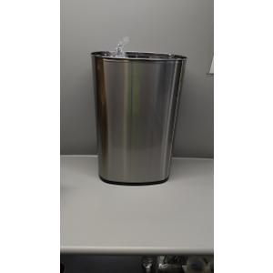 NINESTARS Stainless Steel DZT-50-25 Motion Sensor Trash Can, Large, 50liters, Silver