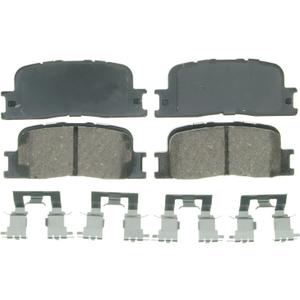 Wagner QS ZD885A Disc Brake Pad Set, Chamfered Edges for Smooth, Quiet Stops, Fits 20022006 Toyota Camry