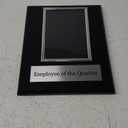 Pre-designed Employee of the Month, Quarter or Year Award Plaque - 8 x 10" Photo Plaque holds a 6 x 4" Portrait Photo (Quarter)
