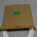 6 Pack Gloss White Goof Trim Ring for 8" Inch Recessed Can Lighting Down Light, Outer Diameter 8.6 Inches, Inner Diameter 6.2 Inches