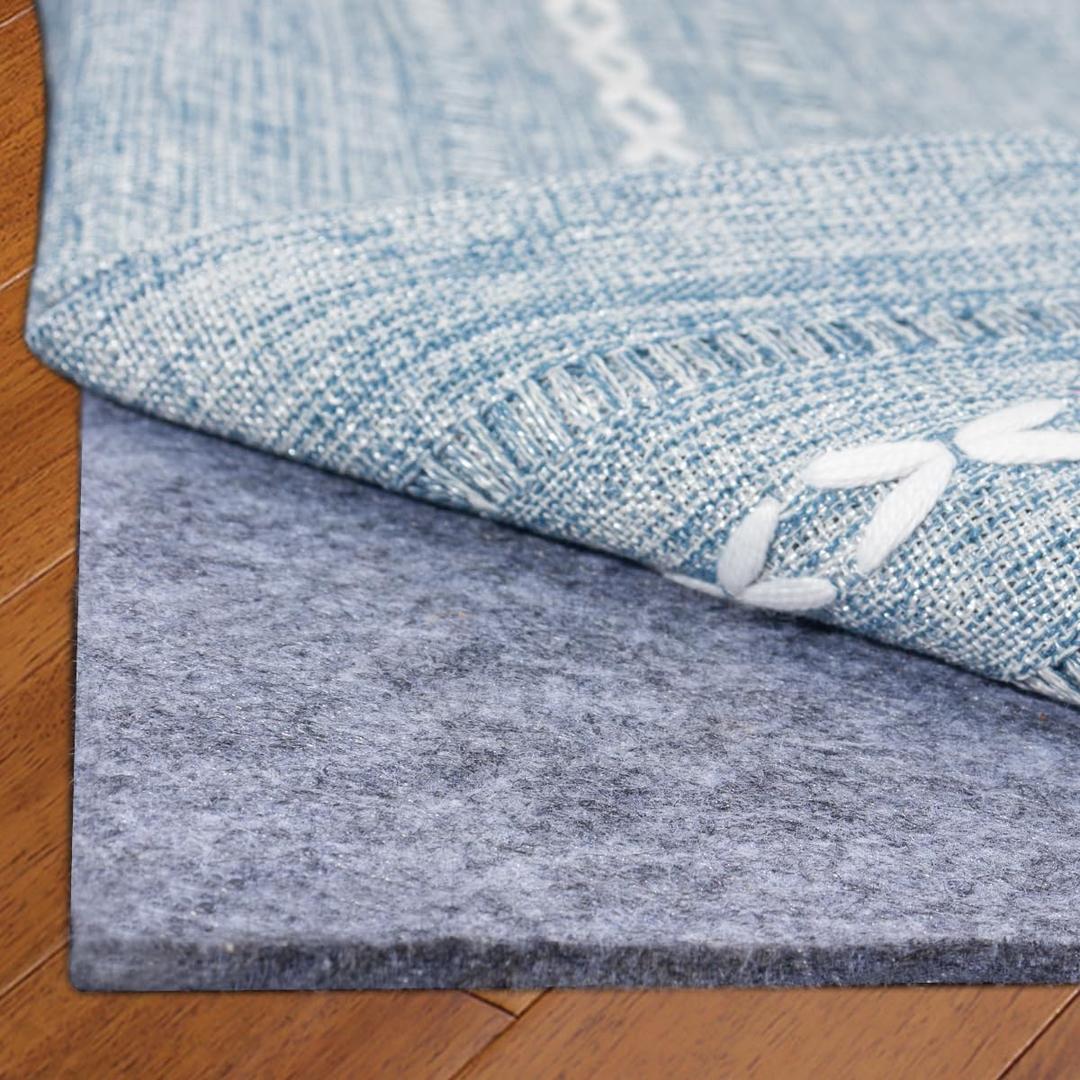 Extra Large Area Rug Cushioned Pad, 5x7Ft Thick Felt Pad for Hardwood Floors, Keeps Rug in Place Soft (1/4" Thick)