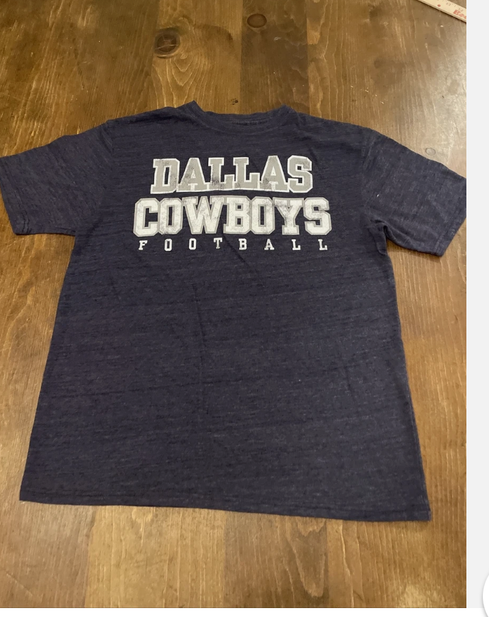 Dallas Cowboys Shirt Men's Small Short Sleeve Team Apparel Blue
