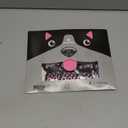 Anti Slip Dog Socks to Prevent Licking Paws - Double Side Paw Covers Dogs Grip Sock for Hardwood Floors, No Twist Dog Booties Grippy Socks for Small Medium Large Senior Dogs, Dark Grey and Pink, S (S(Pack of 4))