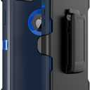 Defender Case for iPhone 7/8 Plus, Heavy Duty Shockproof Dustproof 3 in 1 Rugged Protective Bumper Cover, Military Grade Drop Protective Phone Case (Blue)