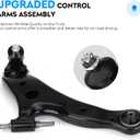 Front Lower Control Arm with Ball Joint for Lexus 02-03 ES300, 04-06 ES330 RX330, 07-09 RX350, 04-06 Toyota Camry, 04-07 Highlander, 04-08 Solara K620333 K620334 Suspension Kit, 2 PCS