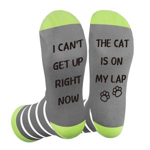 LSVGSAK Novelty Cat Dad Socks Birthday Christmas Cats Themed Gifts for Cat Lovers Friend Son Husband Brother Boyfriend Animal Lover