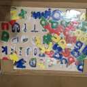 Melissa & Doug Upper & Lower Case Alphabet Letters Wooden Puzzle - 52 Pieces, 18.9 Inches X 12.2 Inches