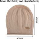 Slouchy Knit Beanie Hats for Women Winter Warm Cashmere Knitted Wool Hats Soft Ski Cap Ladies Beanies Chemo Hat