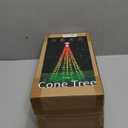 Holaurora 7FT Lighted Outdoor Christmas Tree, 295 LED Smart Cone Tree, Music Sync RGB Fairy Lights, LED Light Show, APP and Remote Control, Timer Function, Perfect for Outdoor Christmas Decorations