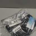 Horse Fly Mask Large Space Breathable UV Protection Equine Mask with Reflective Features on Ears Mars Black M