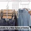 Mr. Pen- Space Saving Hangers for Clothes, 24 pcs, White, Plastic Multi Clothes Hangers Space Saving, 5 Slots, 360 Rotating Hooks, Back to School Supplies