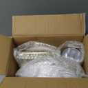 JOLLY PARTY 180PCS Disposable Dinnerware Set 30 Guest, 60 White and Gold Plastic Plates, 30 Plastic Silverware, 30 Cups, Marble Design Disposable Dinnerware for Wedding, Thanksgiving and Parties