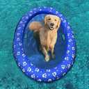 Dog Pool Float Inflatable Dog Floats for Pool Dog Floaties Swimming Pool Floats for Small Medium Large Dog Puncture Proof (Cobalt blue)