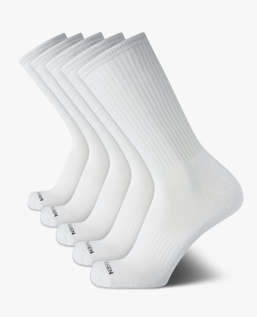 Van Heusen Men's Breathable Athletic Crew Socks - 5 Pack (6-12.5)