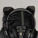 (2025 Upgraded) Wireless Headset with Mic for Work, Bluetooth Headset with Noise Canceling Microphone with Dongle, Charging Base & Mic Mute, Wireless Headphones for Work from Home/PC/Computer (Black)