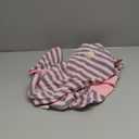 Whippet Shirt, Thin Striped Base Layer Onesie for Greyhounds, Lightweight Striped Base Layer for Sighthounds (Pink&Grey, Size 8(35-41lbs))